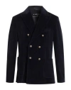 Circolo 1901 Double-breasted Suede Jacket Front Pockets