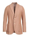 Circolo 1901 Man Blazer Rust Size 38 Cotton, Linen In Red