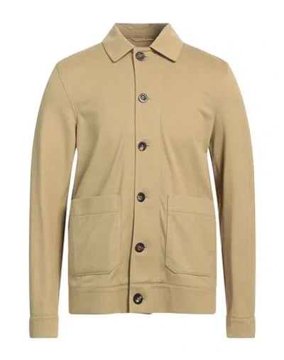 Circolo 1901 Man Blazer Sage Green Size L Cotton, Elastane