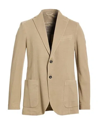 Circolo 1901 Man Blazer Sand Size 46 Cotton, Elastane In Brown