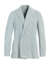 Circolo 1901 Man Blazer Sky Blue Size 40 Cotton, Elastane