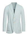 Circolo 1901 Man Blazer Sky Blue Size 44 Cotton, Elastane