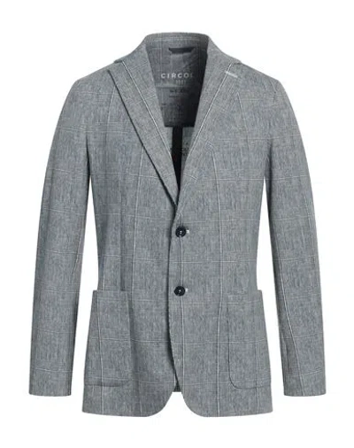 Circolo 1901 Man Blazer Slate Blue Size 42 Cotton, Elastane
