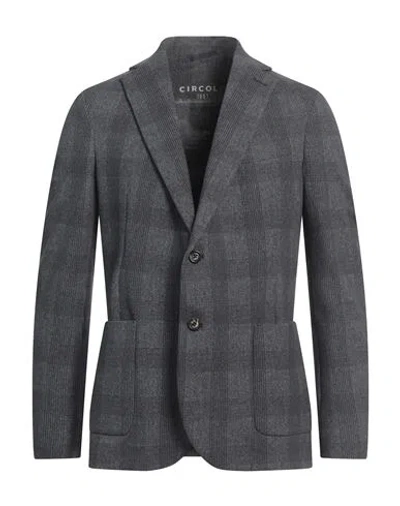 Circolo 1901 Man Blazer Slate Blue Size 42 Cotton, Elastane