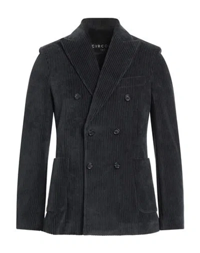 Circolo 1901 Man Blazer Charcoal Size 44 Cotton, Polyester In Grey