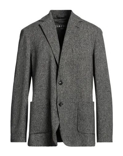 Circolo 1901 Man Blazer Steel Grey Size 44 Cotton, Elastane In Gray