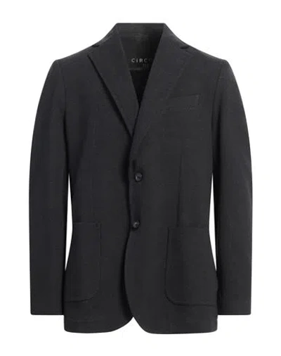 Circolo 1901 Man Blazer Charcoal Size 44 Cotton, Elastane In Grey