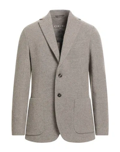 Circolo 1901 Man Blazer Taupe Size 40 Wool, Cashmere