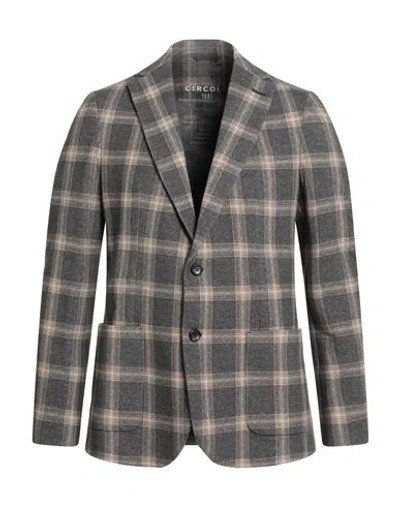 Circolo 1901 Man Blazer Taupe Size 42 Cotton, Elastane In Gray