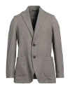Circolo 1901 Man Blazer Taupe Size 46 Cotton, Elastane In Grey