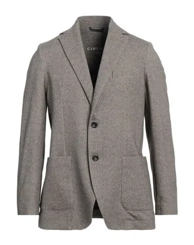 Circolo 1901 Man Blazer Taupe Size 46 Cotton, Elastane In Grey