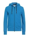 Circolo 1901 Man Cardigan Azure Size L Virgin Wool In Blue