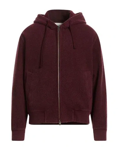 Circolo 1901 Man Cardigan Burgundy Size L Polyamide, Wool