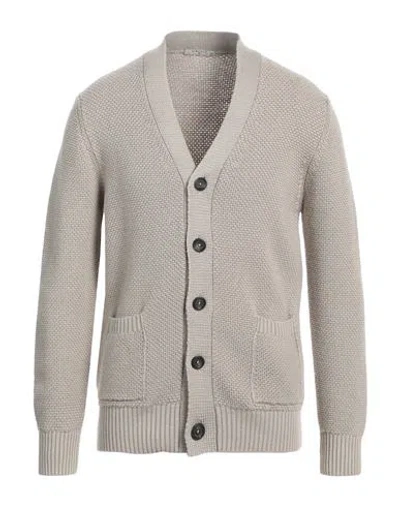 Circolo 1901 Man Cardigan Grey Size Xl Virgin Wool In Gray