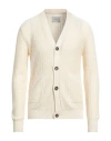Circolo 1901 Man Cardigan Ivory Size M Cotton In White