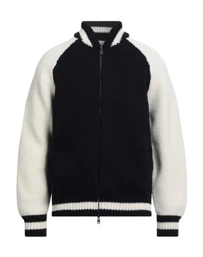 Circolo 1901 Man Cardigan Midnight Blue Size L Wool, Polyamide