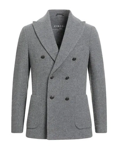 Circolo 1901 Man Coat Grey Size 44 Virgin Wool, Cashmere In Gray