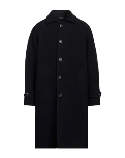 Circolo 1901 Man Coat Midnight Blue Size 42 Virgin Wool