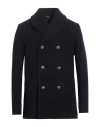 Circolo 1901 Man Coat Midnight Blue Size 44 Virgin Wool In Midnight Blue