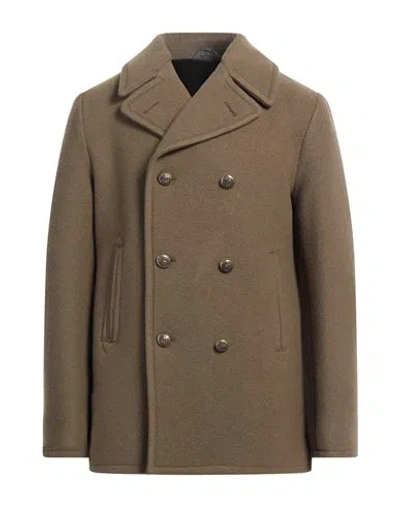 Circolo 1901 Man Coat Military Green Size 40 Virgin Wool