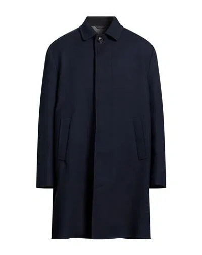 Circolo 1901 Man Coat Navy Size 36 Virgin Wool In Blue