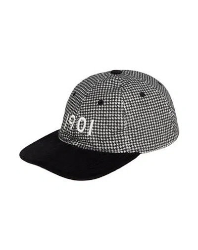Circolo 1901 Man Hat Charcoal Size S Cotton, Elastane