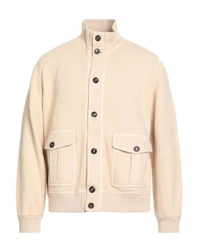 Circolo 1901 Man Jacket Beige Size L Cotton In Neutral