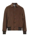 Circolo 1901 Man Jacket Brown Size Xl Cotton, Elastane In Brown