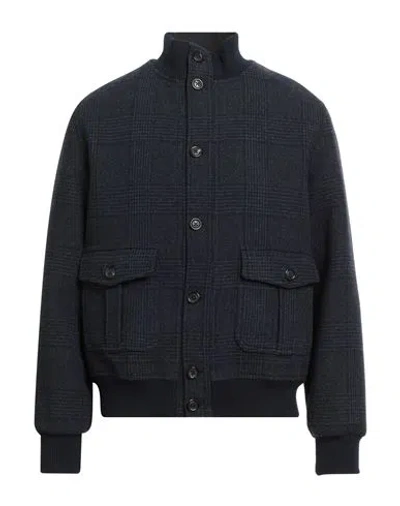 Circolo 1901 Man Jacket Midnight Blue Size L Virgin Wool, Cashmere