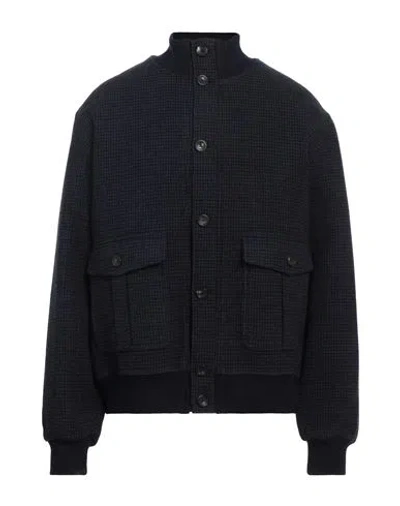 Circolo 1901 Man Jacket Midnight Blue Size Xxl Virgin Wool, Cashmere