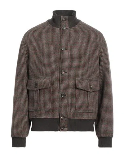 Circolo 1901 Man Jacket Military Green Size M Virgin Wool, Cashmere