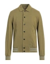 Circolo 1901 Man Jacket Military Green Size L Cotton In Green