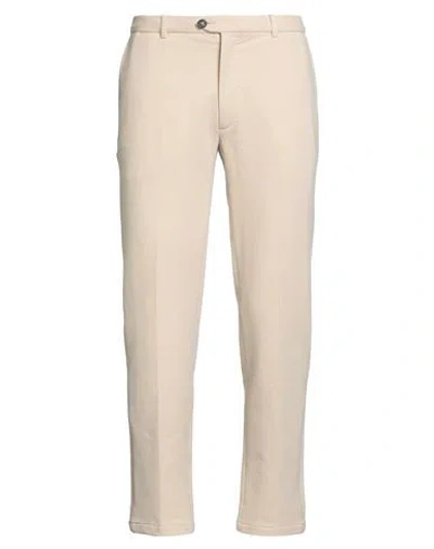 Circolo 1901 Man Pants Beige Size 36 Cotton, Elastane In Sand