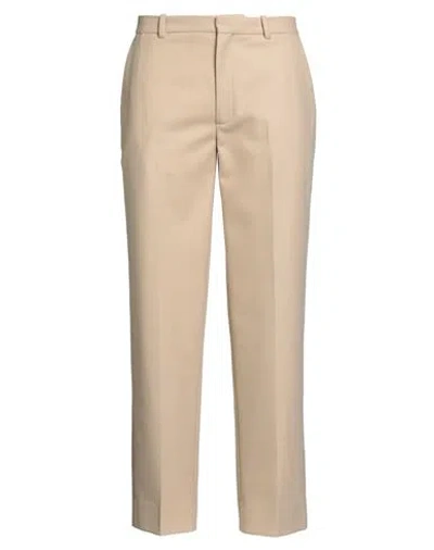 Circolo 1901 Man Pants Beige Size 36 Virgin Wool In Sand