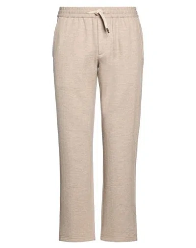 Circolo 1901 Man Pants Beige Size 40 Wool In Sand