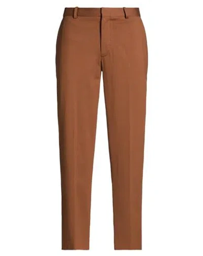 Circolo 1901 Man Pants Brown Size 34 Cotton, Elastane