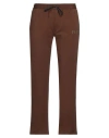 Circolo 1901 Man Pants Brown Size 32 Cotton, Elastane