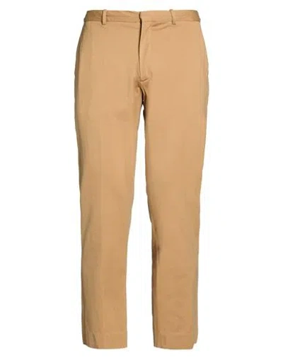 Circolo 1901 Man Pants Camel Size 32 Cotton, Elastane In Gold
