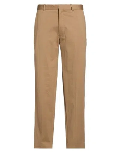 Circolo 1901 Man Pants Camel Size 34 Cotton, Elastane In Brown