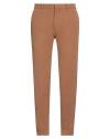 Circolo 1901 Man Pants Camel Size 30 Cotton, Elastane In Beige