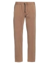 Circolo 1901 Man Pants Camel Size 30 Cotton, Elastane In Beige