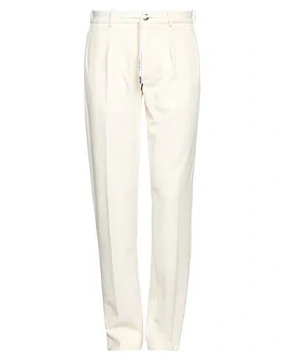 Circolo 1901 Man Pants Cream Size 36 Cotton, Polyester In White