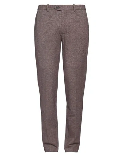 Circolo 1901 Man Pants Dark Brown Size 38 Cotton, Elastane