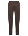 Circolo 1901 Man Pants Dark Brown Size 38 Cotton, Elastane