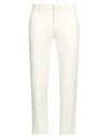 Circolo 1901 Man Pants Ivory Size 32 Cotton, Polyester In White