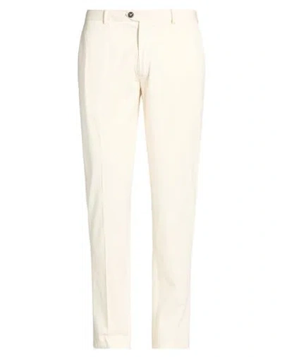 Circolo 1901 Man Pants Ivory Size 36 Cotton, Elastane In Neutral