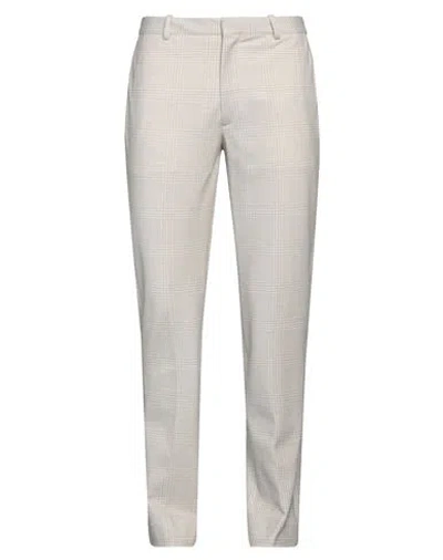 Circolo 1901 Man Pants Ivory Size 38 Cotton, Elastane In White