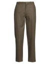 Circolo 1901 Man Pants Khaki Size 34 Virgin Wool In Sand