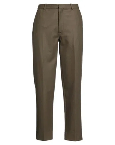 Circolo 1901 Man Pants Khaki Size 34 Virgin Wool In Sand