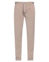Circolo 1901 Man Pants Light Brown Size 38 Cotton, Elastane In Beige